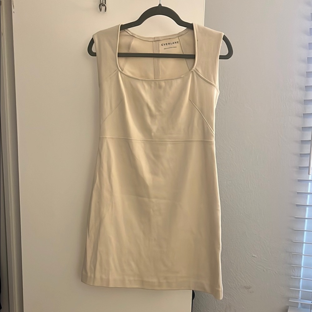 Everlane Cream 90’s Sleeveless Dress